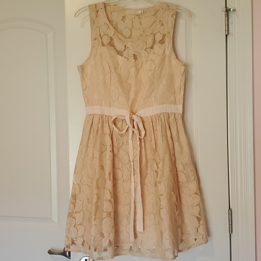 Urban outfitters cream lace dress